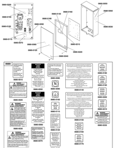 Decals Group - Ats Warning (Used After Serial No. 133634349) Diagram and Parts List for 071054-02  Briggs and Stratton Generator